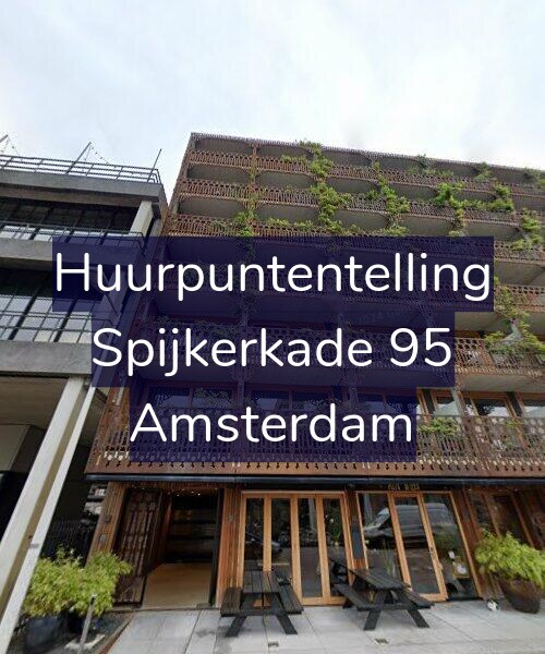 Foto gevel Huurpuntentelling voor Spijkerkade 95, Amsterdam