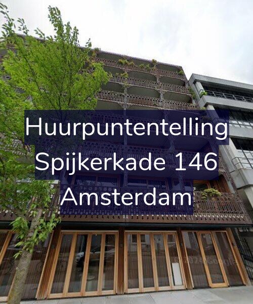Foto gevel Huurpuntentelling voor Spijkerkade 146, Amsterdam