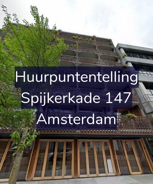 Foto gevel Huurpuntentelling voor Spijkerkade 147, Amsterdam