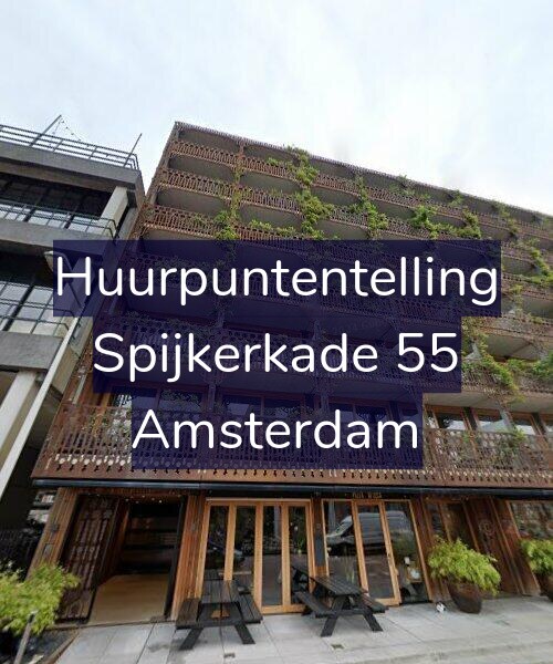 Foto gevel Huurpuntentelling voor Spijkerkade 55, Amsterdam