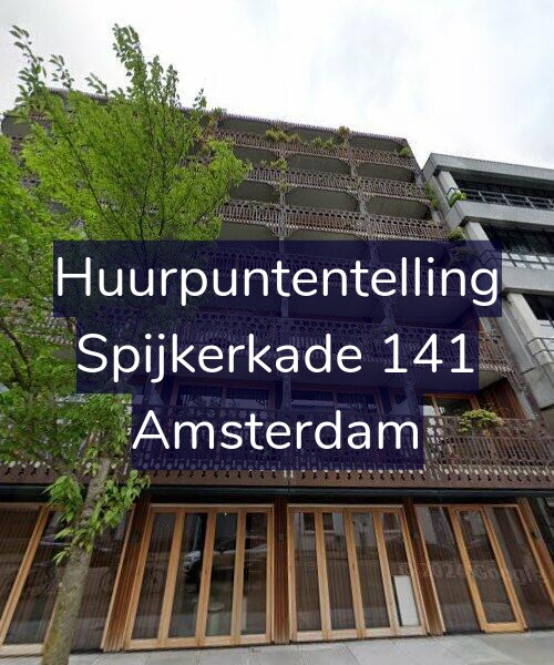 Foto gevel Huurpuntentelling voor Spijkerkade 141, Amsterdam
