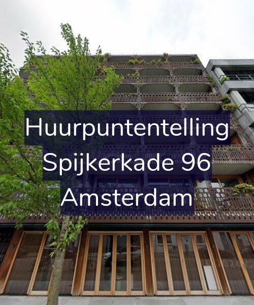 Foto gevel Huurpuntentelling voor Spijkerkade 96, Amsterdam