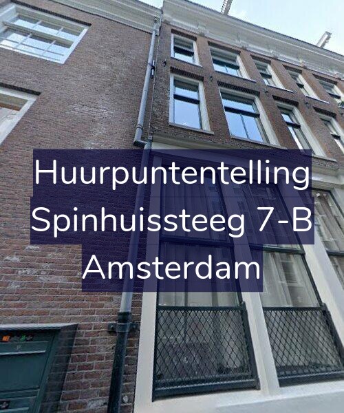 Foto gevel Huurpuntentelling voor Spinhuissteeg 7-B, Amsterdam