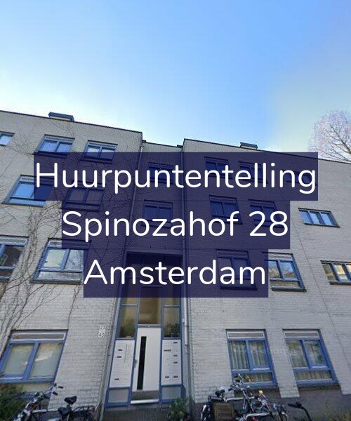 Foto gevel Huurpuntentelling voor Spinozahof 28, Amsterdam
