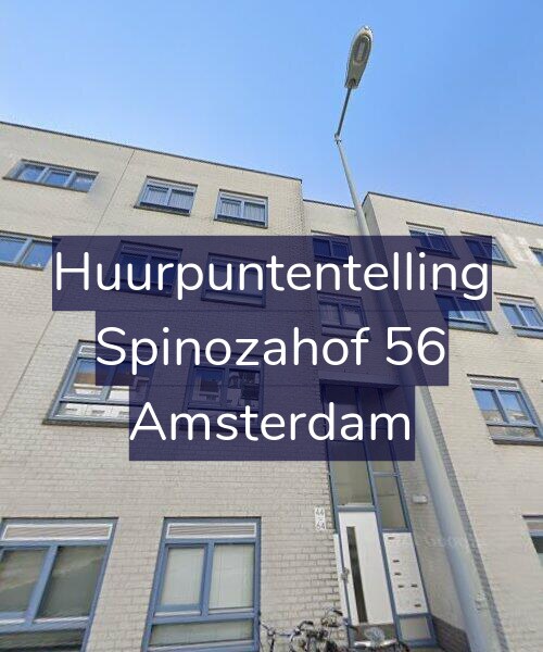 Foto gevel Huurpuntentelling voor Spinozahof 56, Amsterdam