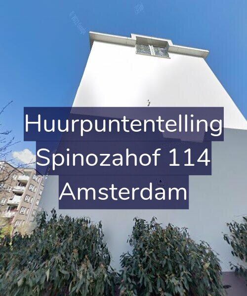 Foto gevel Huurpuntentelling voor Spinozahof 114, Amsterdam