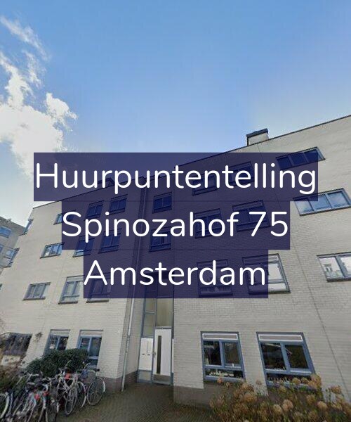 Foto gevel Huurpuntentelling voor Spinozahof 75, Amsterdam
