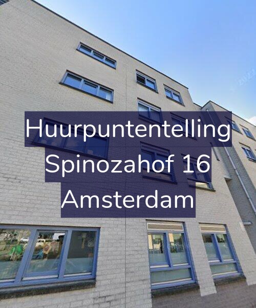 Foto gevel Huurpuntentelling voor Spinozahof 16, Amsterdam