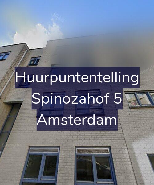 Foto gevel Huurpuntentelling voor Spinozahof 5, Amsterdam