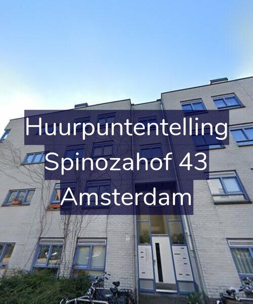 Foto gevel Huurpuntentelling voor Spinozahof 43, Amsterdam