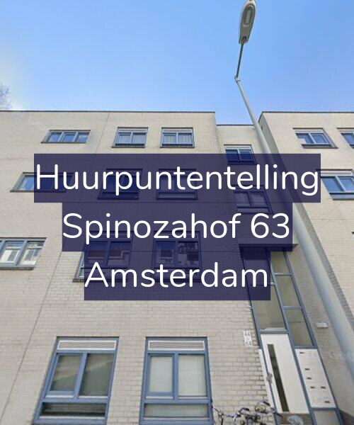 Foto gevel Huurpuntentelling voor Spinozahof 63, Amsterdam