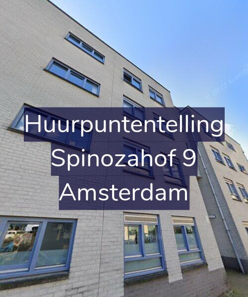 Foto gevel Huurpuntentelling voor Spinozahof 9, Amsterdam