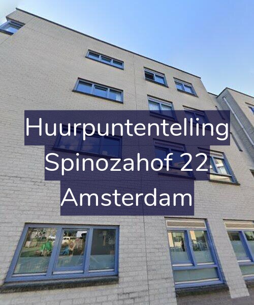 Foto gevel Huurpuntentelling voor Spinozahof 22, Amsterdam