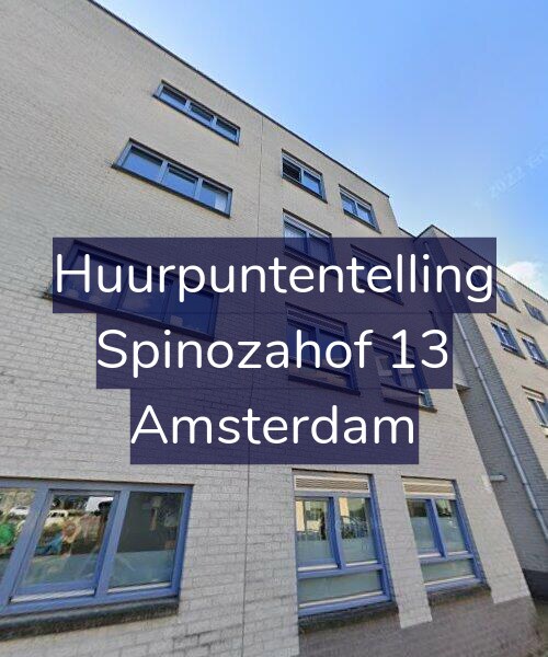 Foto gevel Huurpuntentelling voor Spinozahof 13, Amsterdam
