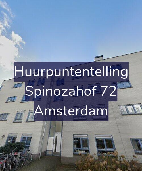 Foto gevel Huurpuntentelling voor Spinozahof 72, Amsterdam