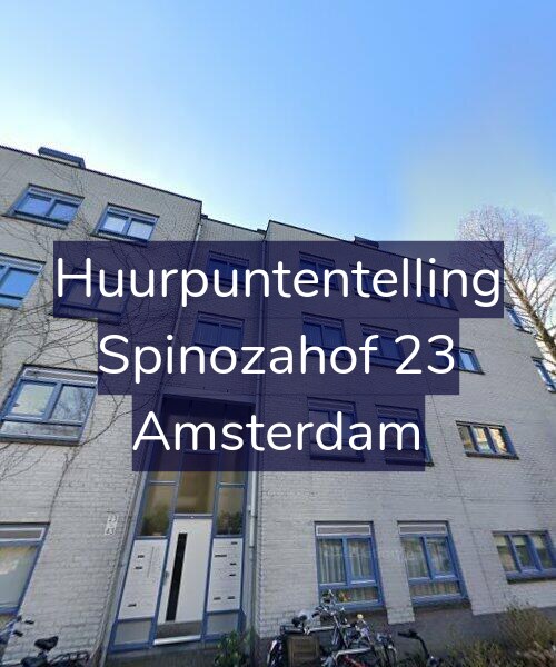 Foto gevel Huurpuntentelling voor Spinozahof 23, Amsterdam