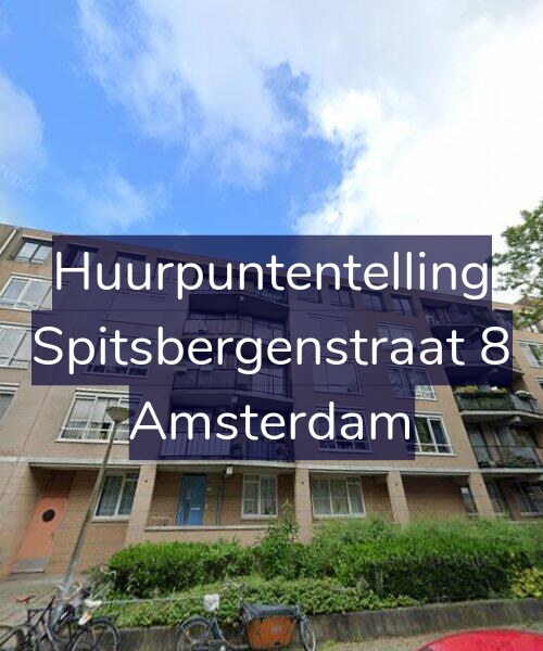 Foto gevel Huurpuntentelling voor Spitsbergenstraat 8, Amsterdam
