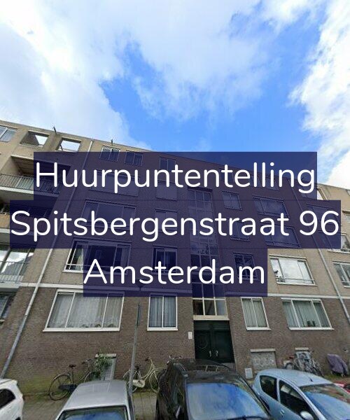 Foto gevel Huurpuntentelling voor Spitsbergenstraat 96, Amsterdam