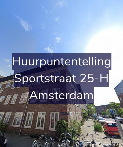 Foto gevel Huurpuntentelling voor Sportstraat 25-H, Amsterdam