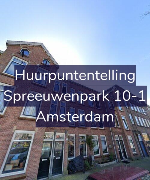 Foto gevel Huurpuntentelling voor Spreeuwenpark 10-1, Amsterdam