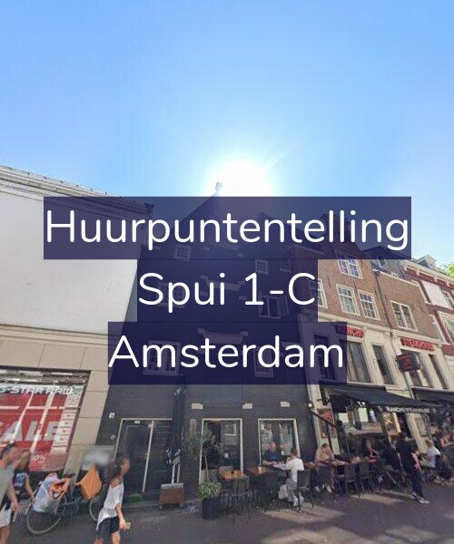 Foto gevel Huurpuntentelling voor Spui 1-C, Amsterdam