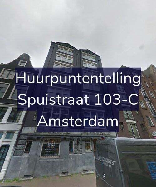 Foto gevel Huurpuntentelling voor Spuistraat 103-C, Amsterdam