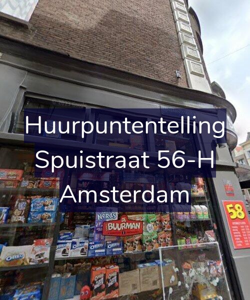 Foto gevel Huurpuntentelling voor Spuistraat 56-H, Amsterdam