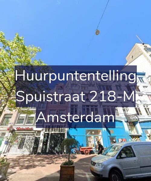 Foto gevel Huurpuntentelling voor Spuistraat 218-M, Amsterdam