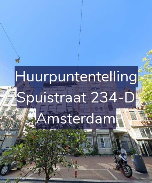 Foto gevel Huurpuntentelling voor Spuistraat 234-D, Amsterdam