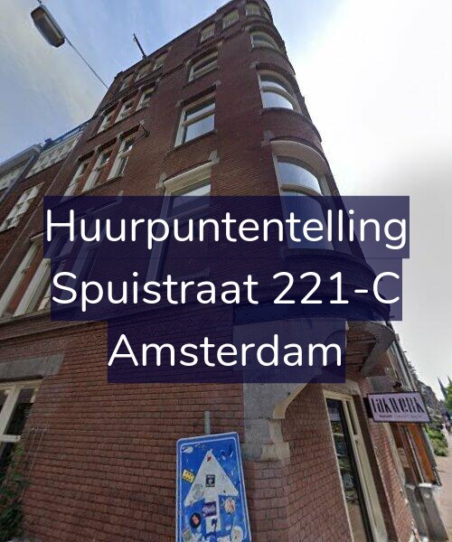 Foto gevel Huurpuntentelling voor Spuistraat 221-C, Amsterdam