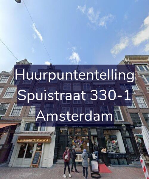 Foto gevel Huurpuntentelling voor Spuistraat 330-1, Amsterdam