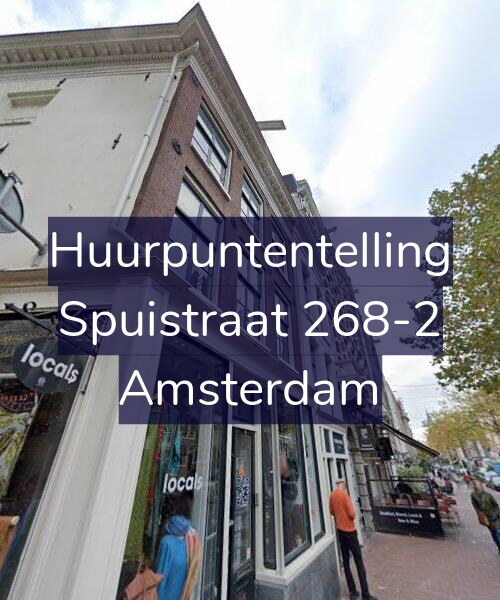 Foto gevel Huurpuntentelling voor Spuistraat 268-2, Amsterdam