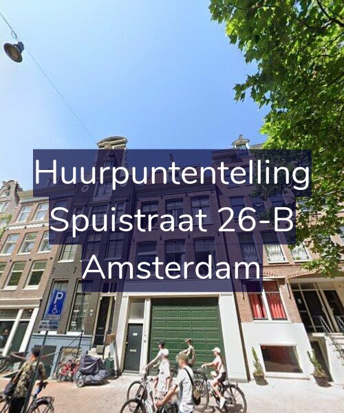 Foto gevel Huurpuntentelling voor Spuistraat 26-B, Amsterdam