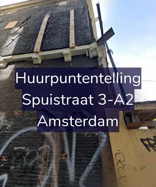 Foto gevel Huurpuntentelling voor Spuistraat 3-A2, Amsterdam