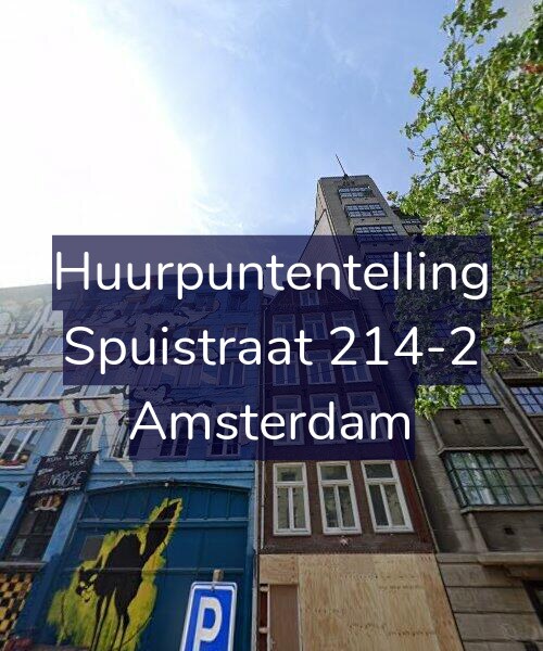 Foto gevel Huurpuntentelling voor Spuistraat 214-2, Amsterdam