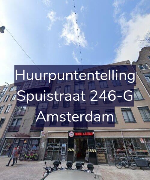 Foto gevel Huurpuntentelling voor Spuistraat 246-G, Amsterdam
