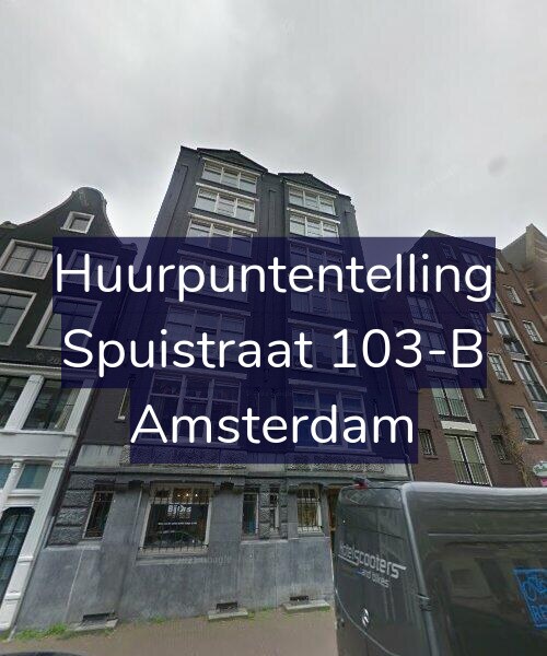 Foto gevel Huurpuntentelling voor Spuistraat 103-B, Amsterdam