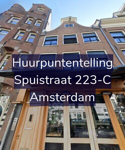 Foto gevel Huurpuntentelling voor Spuistraat 223-C, Amsterdam