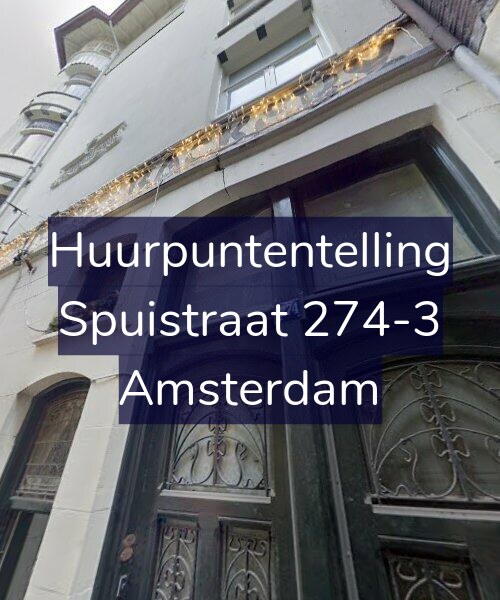 Foto gevel Huurpuntentelling voor Spuistraat 274-3, Amsterdam