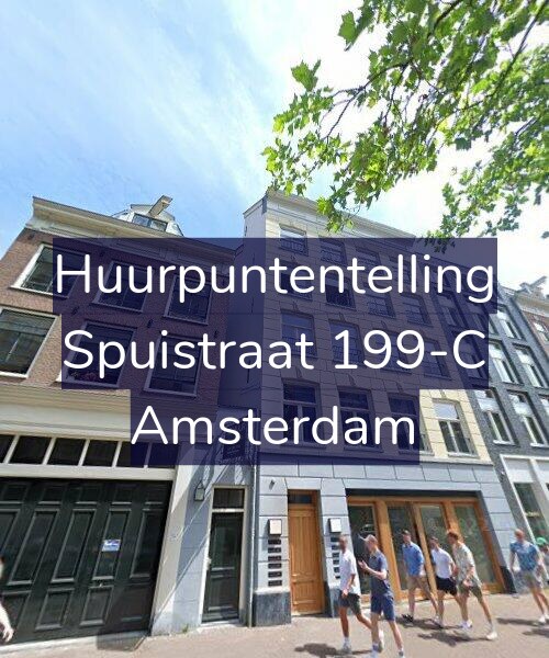Foto gevel Huurpuntentelling voor Spuistraat 199-C, Amsterdam
