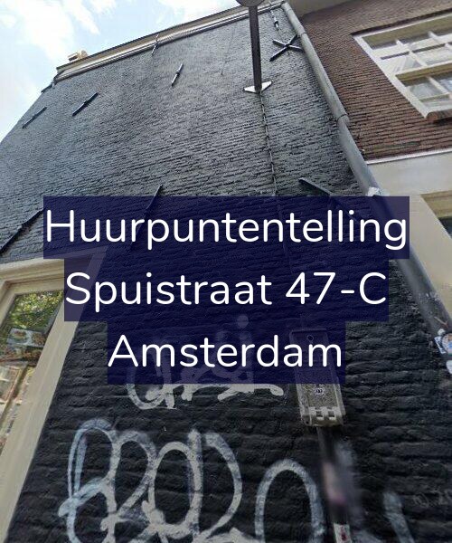 Foto gevel Huurpuntentelling voor Spuistraat 47-C, Amsterdam
