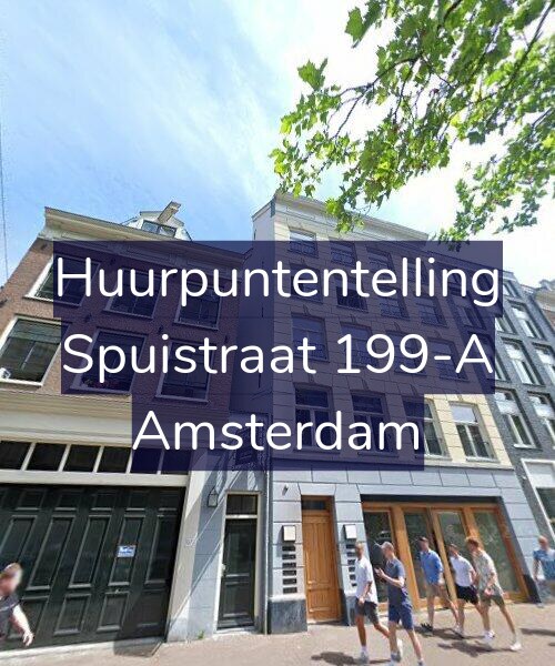Foto gevel Huurpuntentelling voor Spuistraat 199-A, Amsterdam