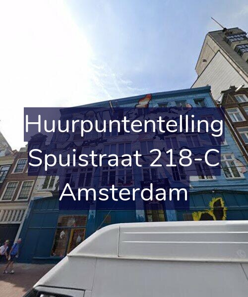 Foto gevel Huurpuntentelling voor Spuistraat 218-C, Amsterdam