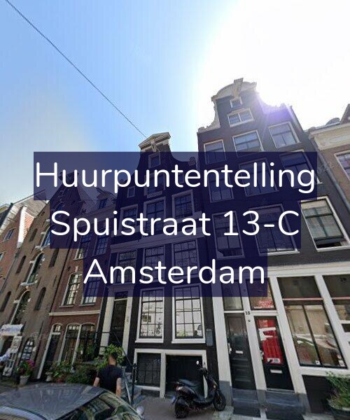 Foto gevel Huurpuntentelling voor Spuistraat 13-C, Amsterdam