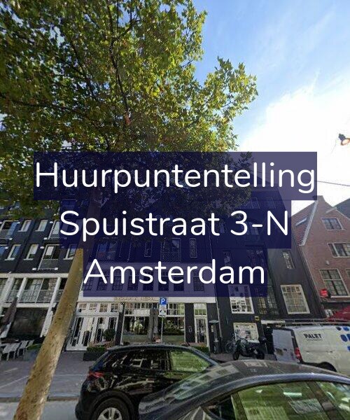 Foto gevel Huurpuntentelling voor Spuistraat 3-N, Amsterdam