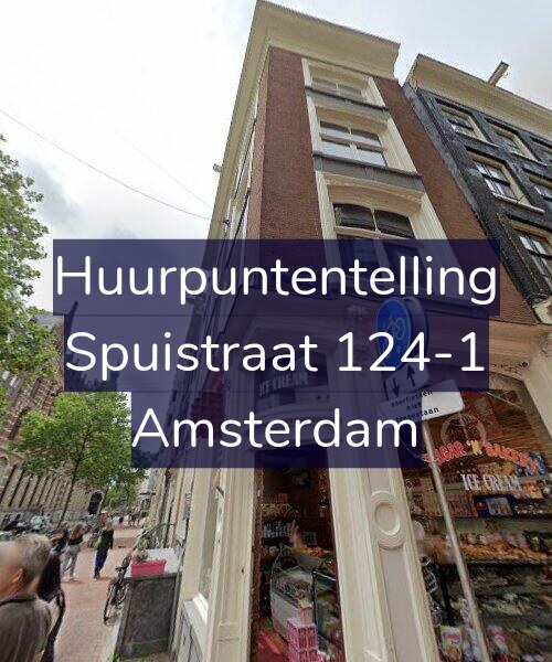 Foto gevel Huurpuntentelling voor Spuistraat 124-1, Amsterdam