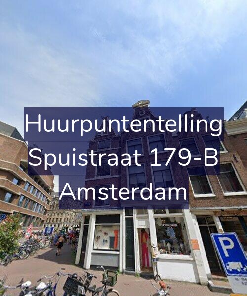 Foto gevel Huurpuntentelling voor Spuistraat 179-B, Amsterdam