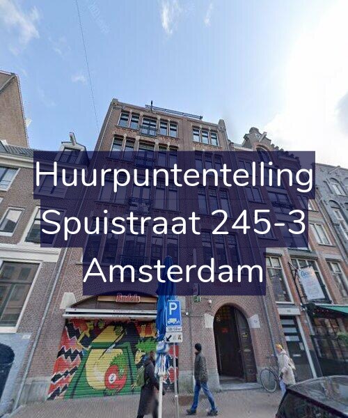 Foto gevel Huurpuntentelling voor Spuistraat 245-3, Amsterdam