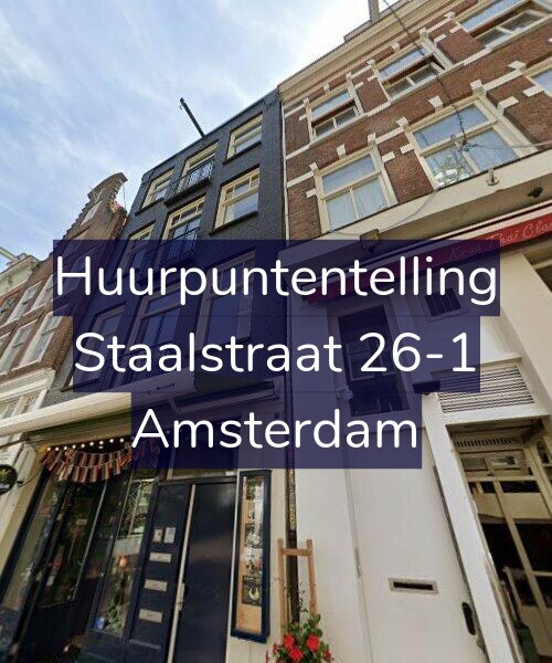 Foto gevel Huurpuntentelling voor Staalstraat 26-1, Amsterdam