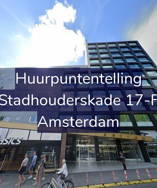 Foto gevel Huurpuntentelling voor Stadhouderskade 17-F, Amsterdam